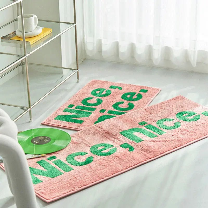 Hommfer - Tapis de Bain et Coureur Pop Ludique pour la Salle de Bain - Hommfer