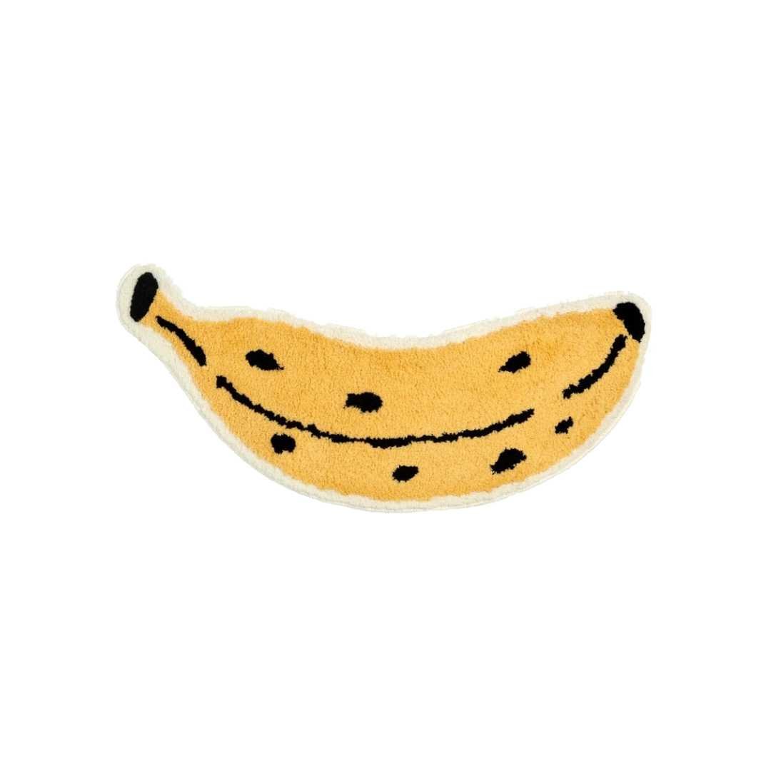 Hommfer - Tapis de Bain Forme Banane en Polyester pour la Salle de Bain - Hommfer