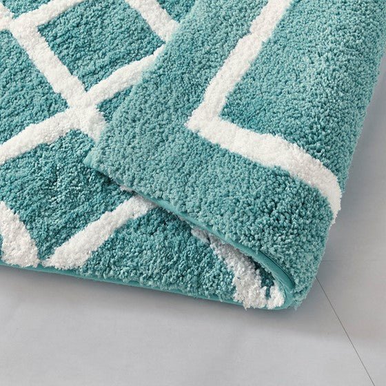Hommfer – Tapis de bain réversible à poils longs pour la salle de bain - Hommfer