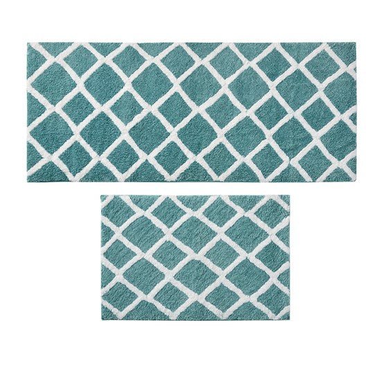 Hommfer – Tapis de bain réversible à poils longs pour la salle de bain - Hommfer