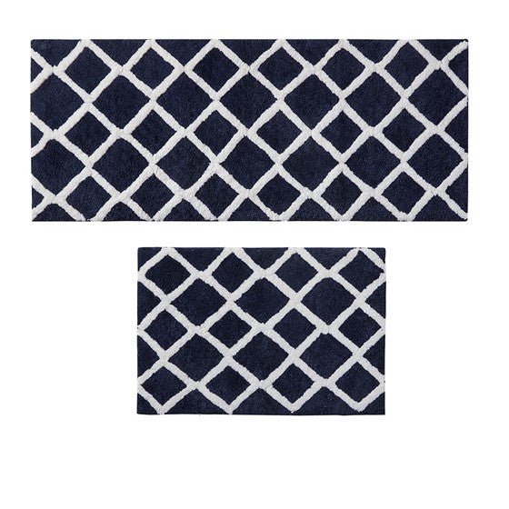 Hommfer – Tapis de bain réversible à poils longs pour la salle de bain - Hommfer