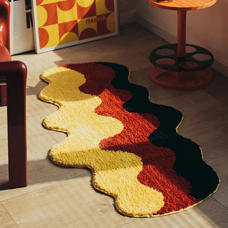 Hommfer - Tapis de Bain Tufté Sunset Rider pour la Salle de Bain - Hommfer