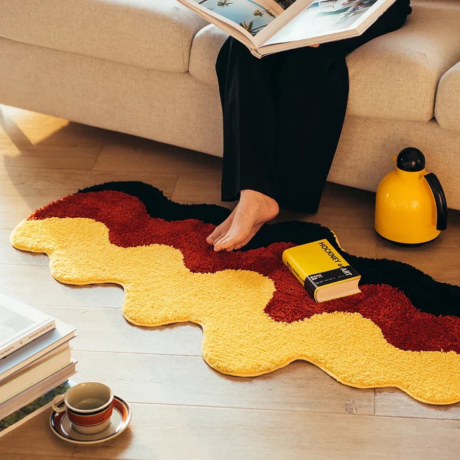 Hommfer - Tapis de Bain Tufté Sunset Rider pour la Salle de Bain - Hommfer
