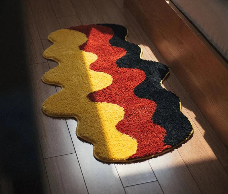 Hommfer - Tapis de Bain Tufté Sunset Rider pour la Salle de Bain - Hommfer