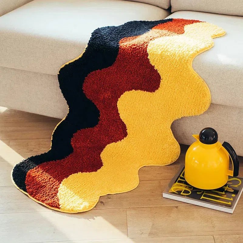 Hommfer - Tapis de Bain Tufté Sunset Rider pour la Salle de Bain - Hommfer