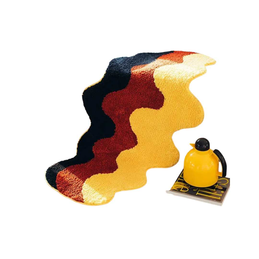 Hommfer - Tapis de Bain Tufté Sunset Rider pour la Salle de Bain - Hommfer