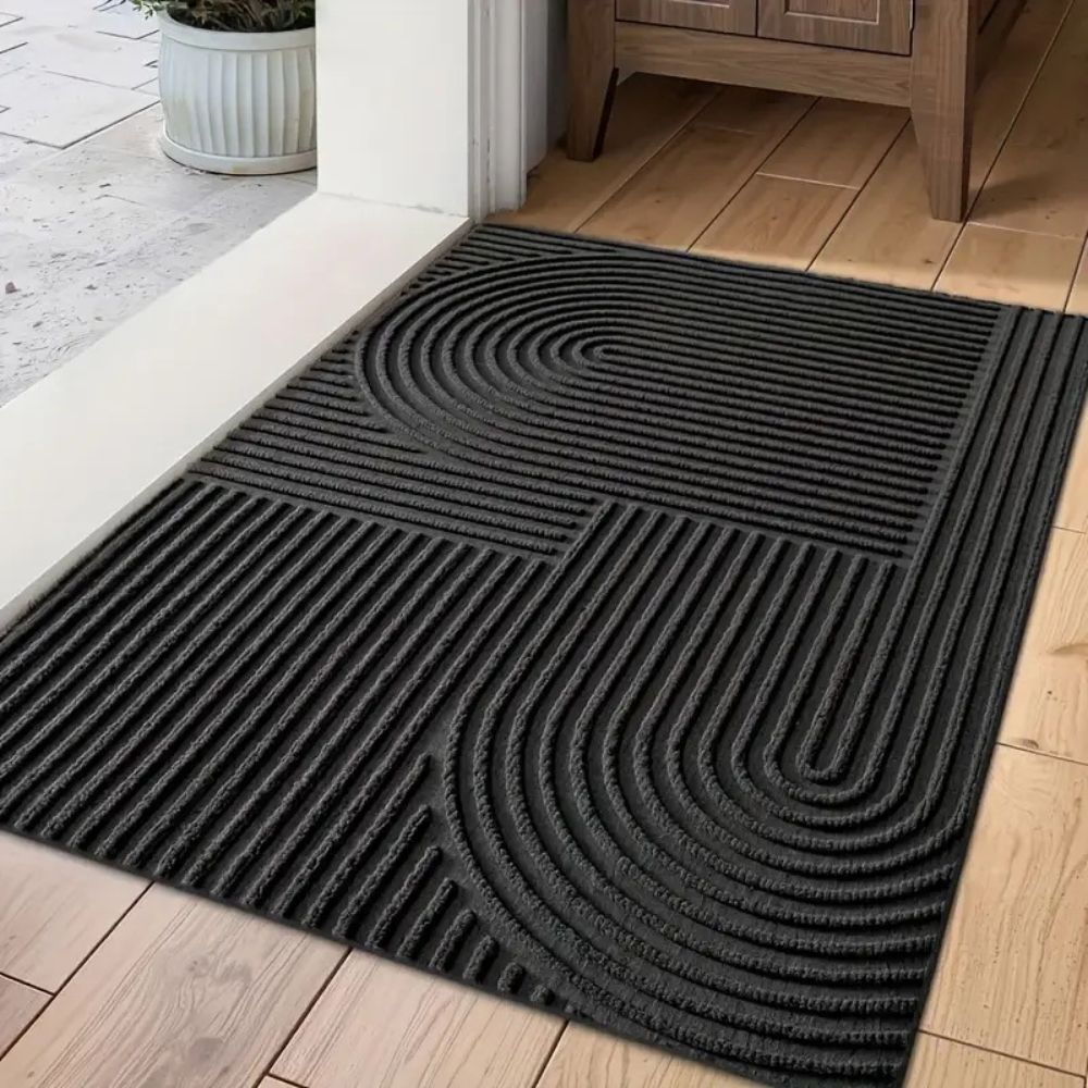 Hommfer – Tapis de Porte Élégant en Fils Courbés - Hommfer