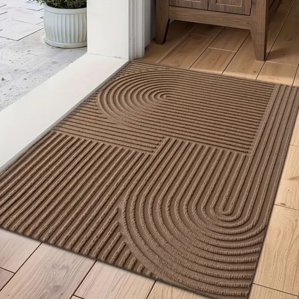 Hommfer – Tapis de Porte Élégant en Fils Courbés - Hommfer