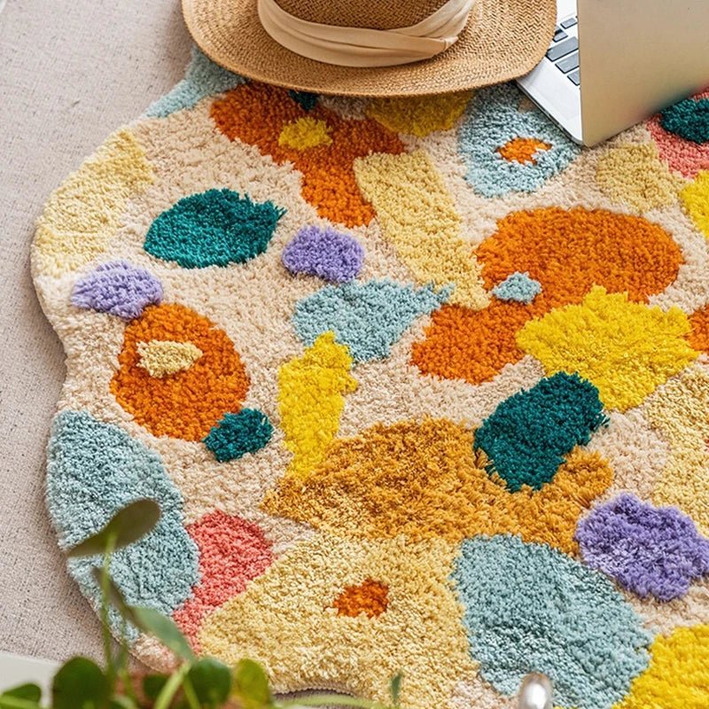 Hommfer – Tapis de Salon Forestier Asymétrique - Hommfer
