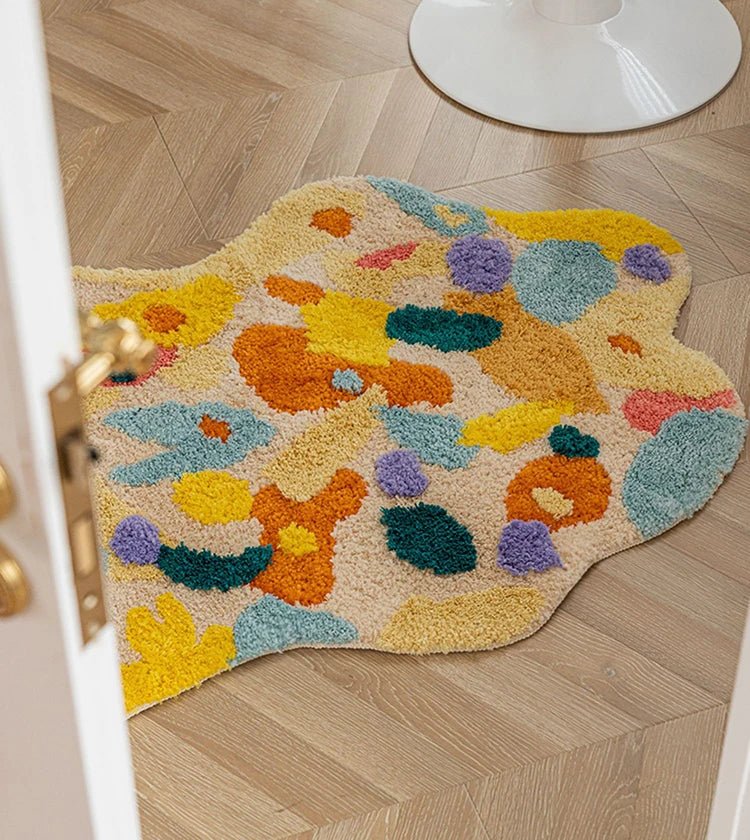 Hommfer – Tapis de Salon Forestier Asymétrique - Hommfer