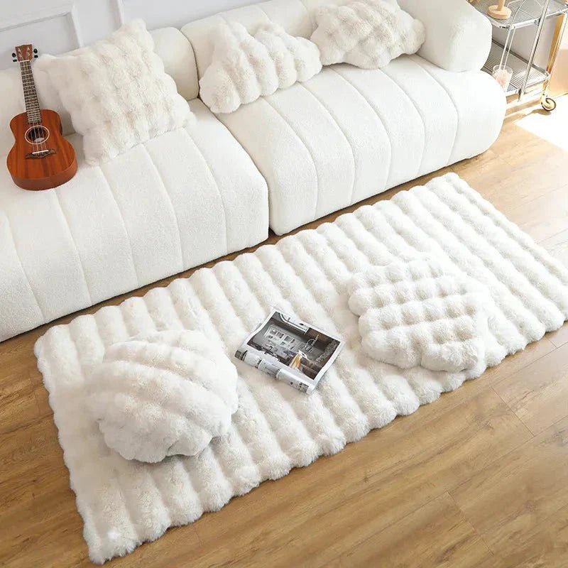 Hommfer – Tapis Rectangulaire Doux en Plusieurs Couleurs - Hommfer