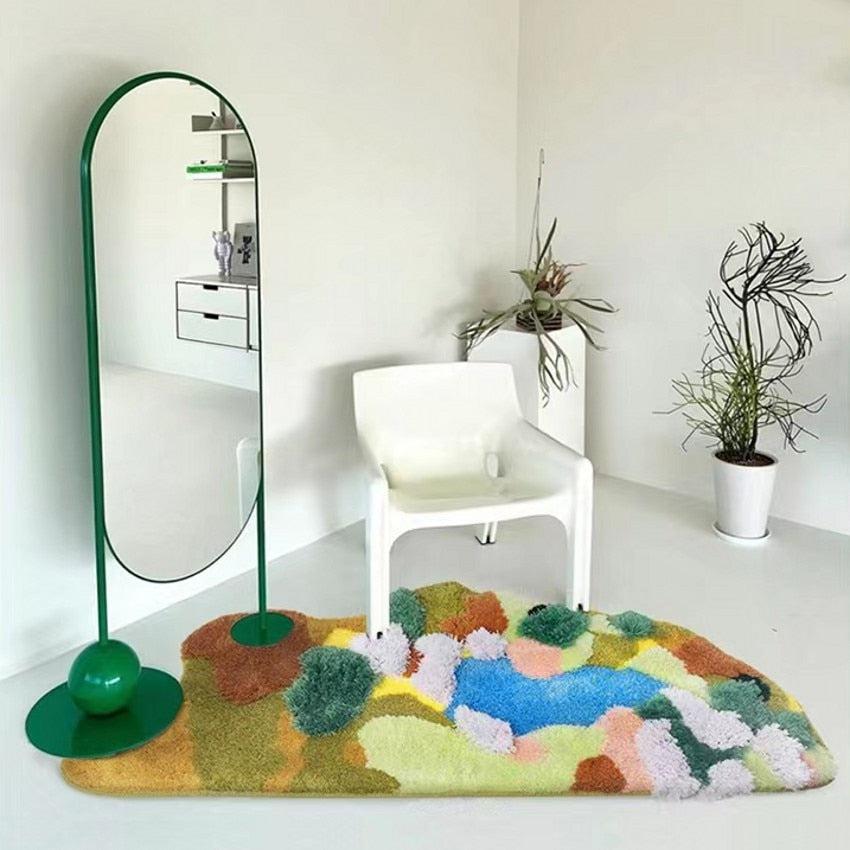 Hommfer – Tapis Tufté Effet Prairie 3D - Hommfer