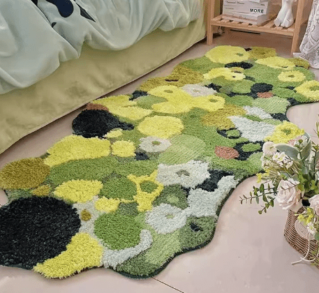 Hommfer – Tapis Tufté Effet Prairie 3D - Hommfer