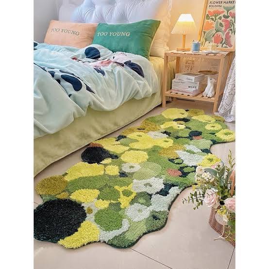 Hommfer – Tapis Tufté Effet Prairie 3D - Hommfer