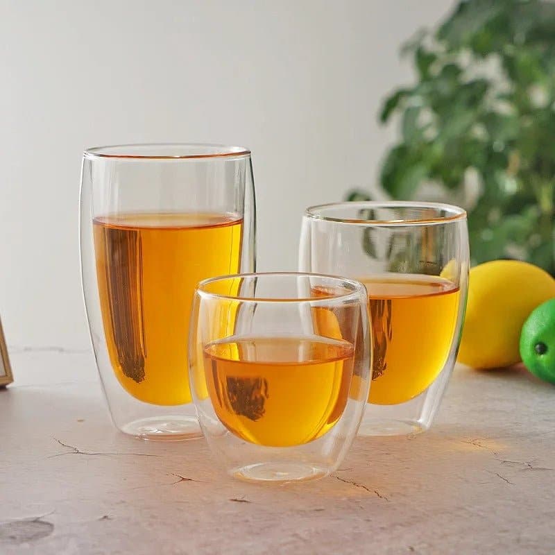 Hommfer – Tasse Élégante en Verre Isolant et Chic - Hommfer