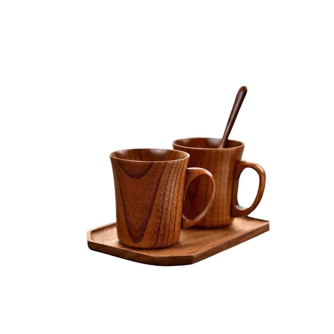 Hommfer – Tasse en Bois Naturel au Charme Authentique - Hommfer