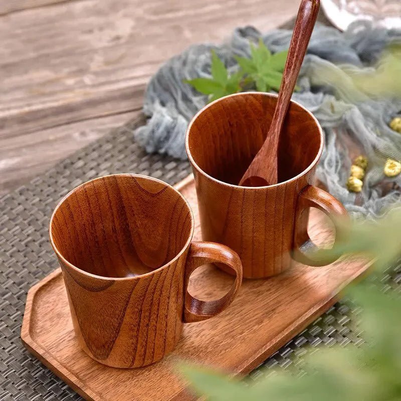Hommfer – Tasse en Bois Naturel au Charme Authentique - Hommfer