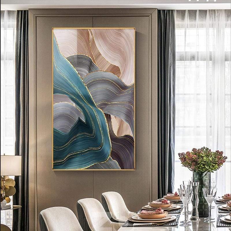 Hommfer – Toile Murale Artistique pour le Salon - Hommfer