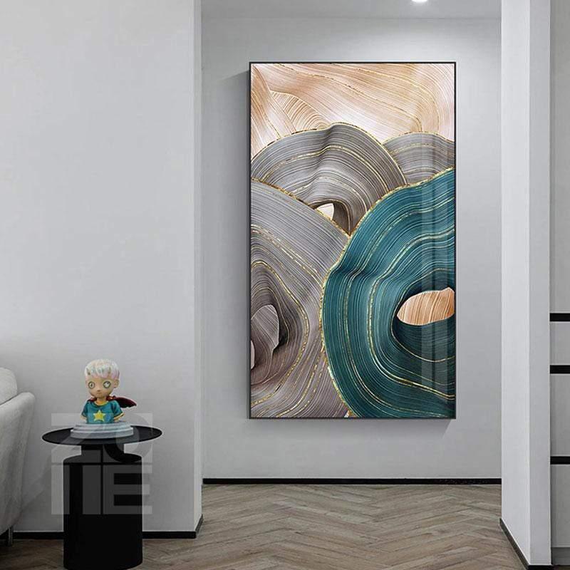 Hommfer – Toile Murale Artistique pour le Salon - Hommfer