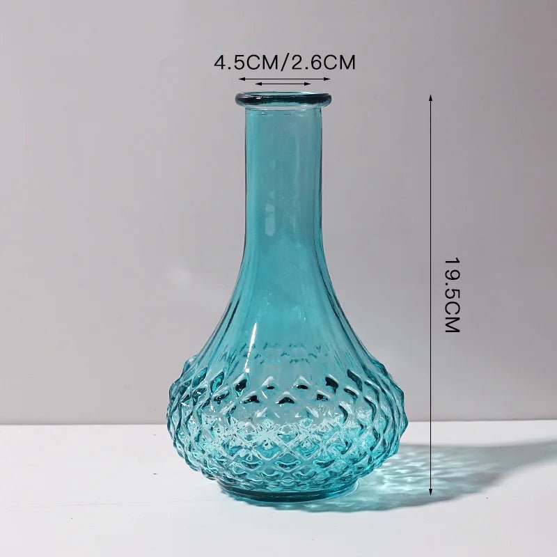 Hommfer - Vase à Fleurs en Verre Vintage - Hommfer