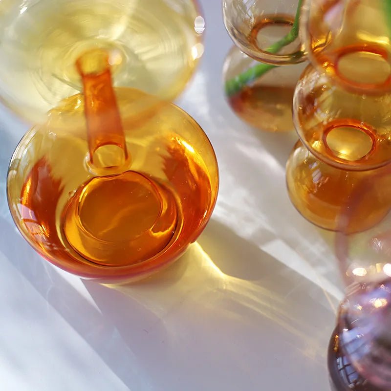 Hommfer - Vase à Fleurs en Verre Vintage - Hommfer