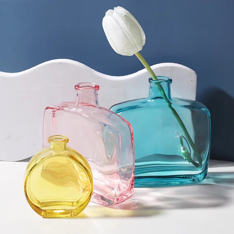 Hommfer - Vase à Fleurs en Verre Vintage - Hommfer