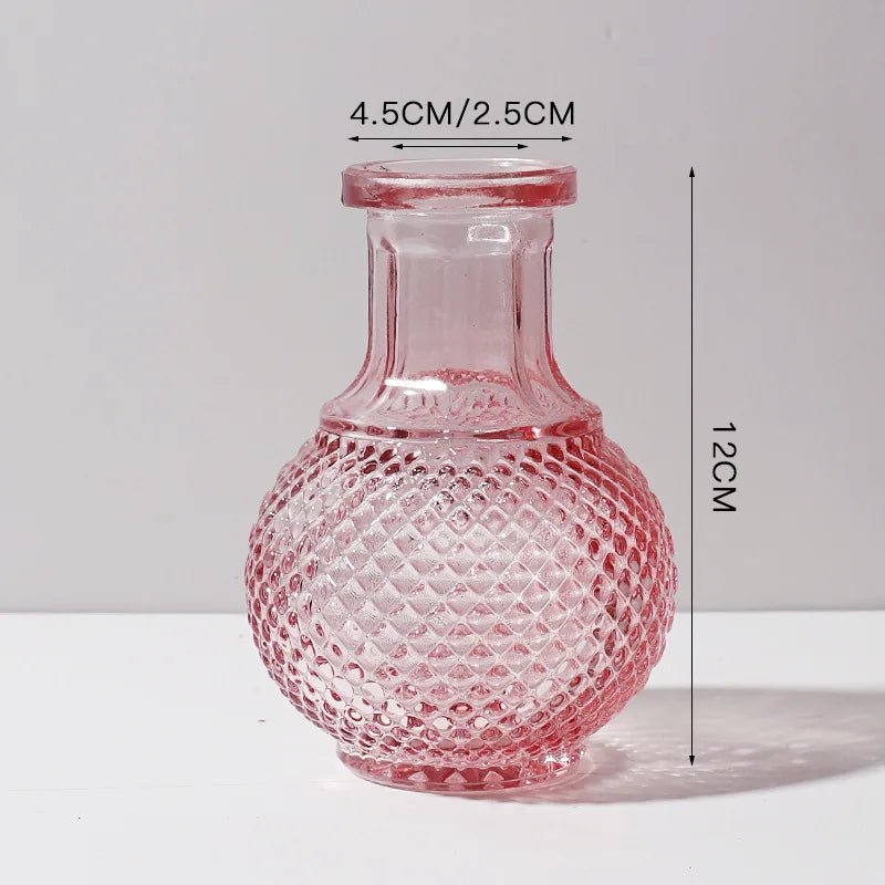 Hommfer - Vase à Fleurs en Verre Vintage - Hommfer