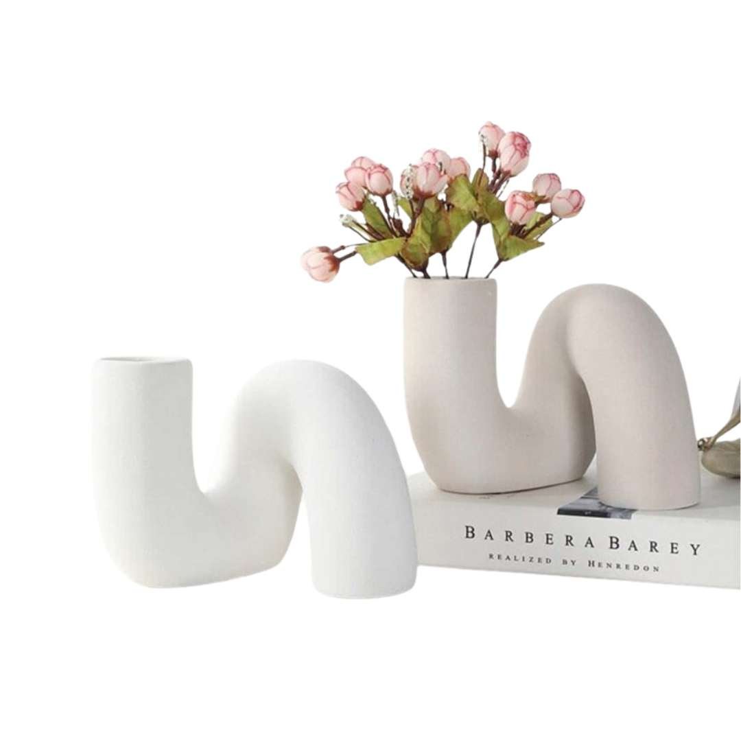 Hommfer – Vase Abstraite en Céramique pour le Salon - Hommfer