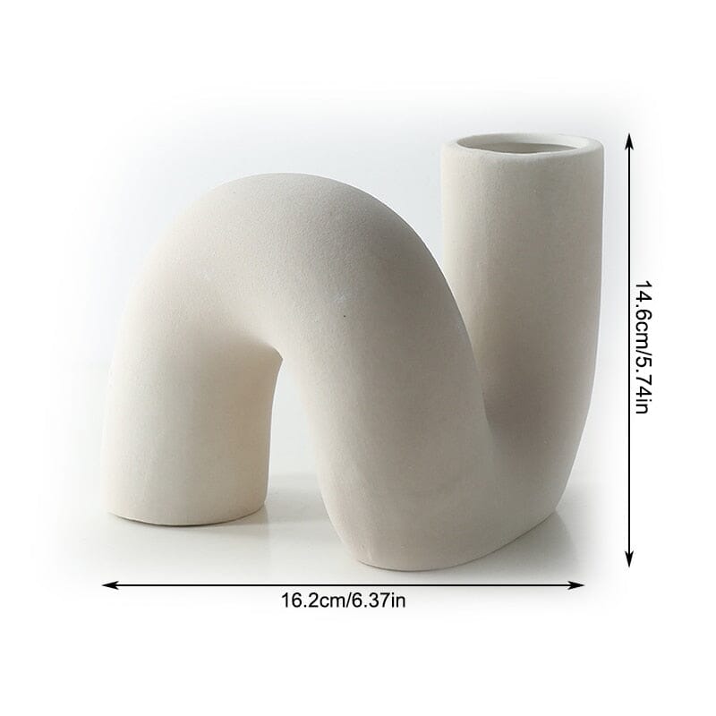 Hommfer – Vase Abstraite en Céramique pour le Salon - Hommfer