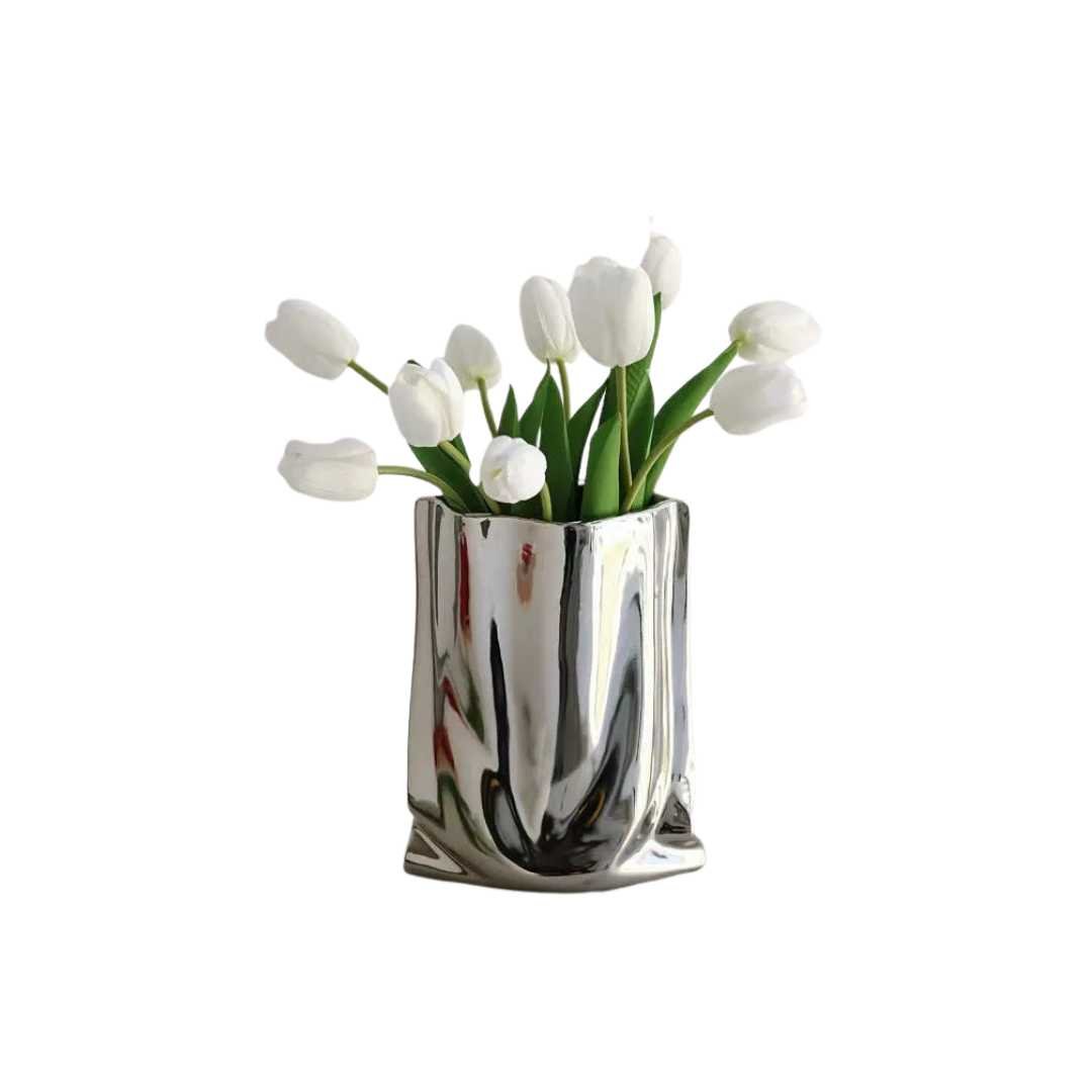 Hommfer – Vase Céramique Ondulé Moderne - Hommfer