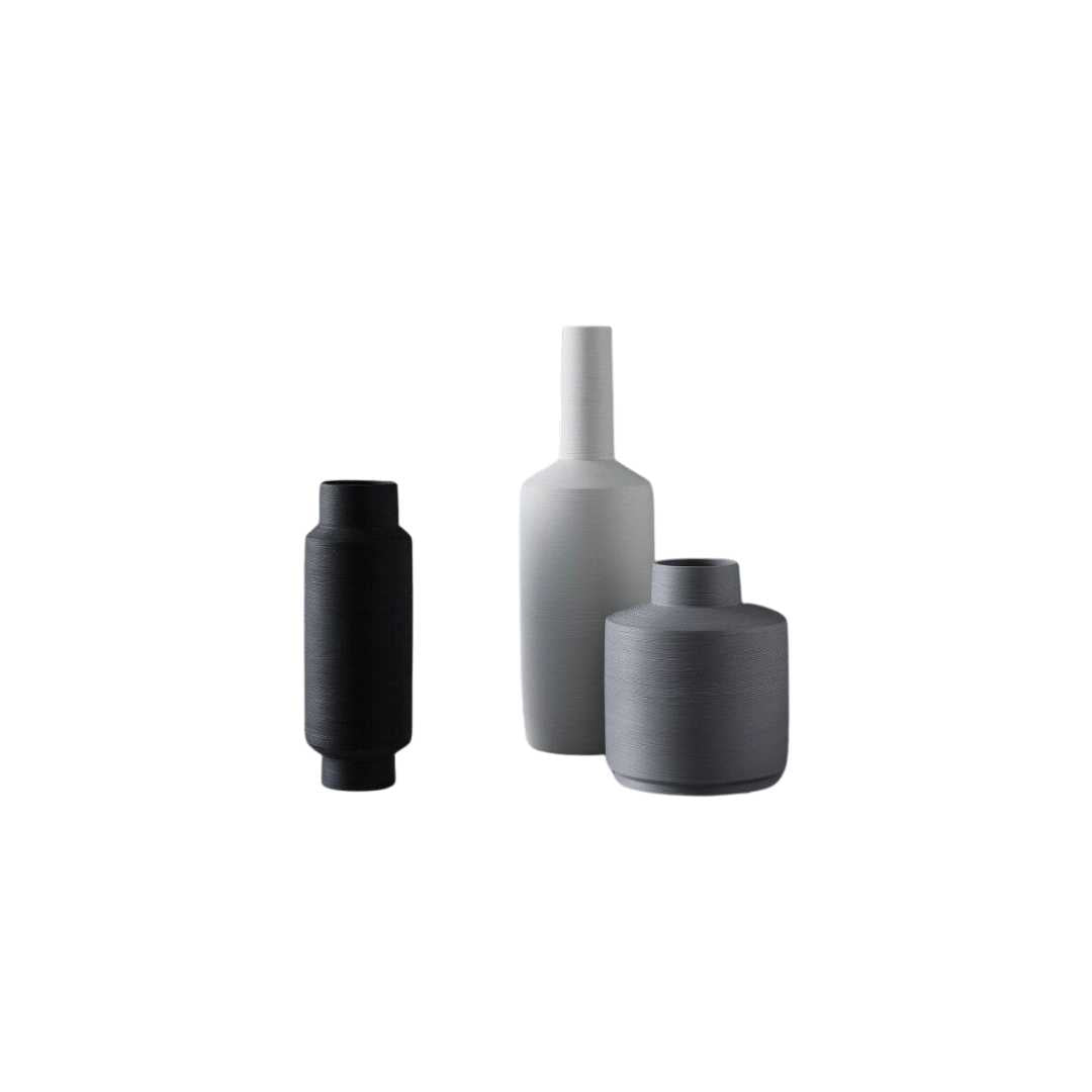 Hommfer – Vase Décoratif Minimaliste en Céramique Style Art Déco - Hommfer