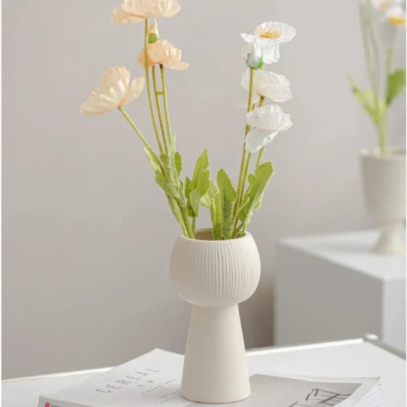 Hommfer - Vase Élégant en céramique crème - Hommfer