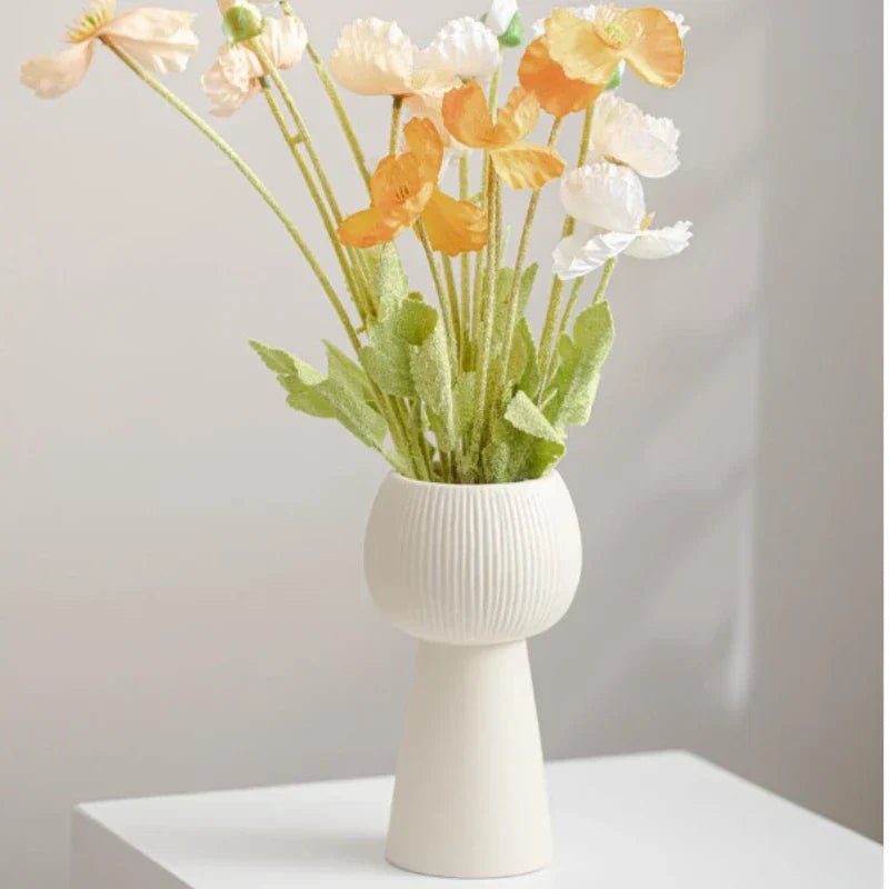 Hommfer - Vase Élégant en céramique crème - Hommfer