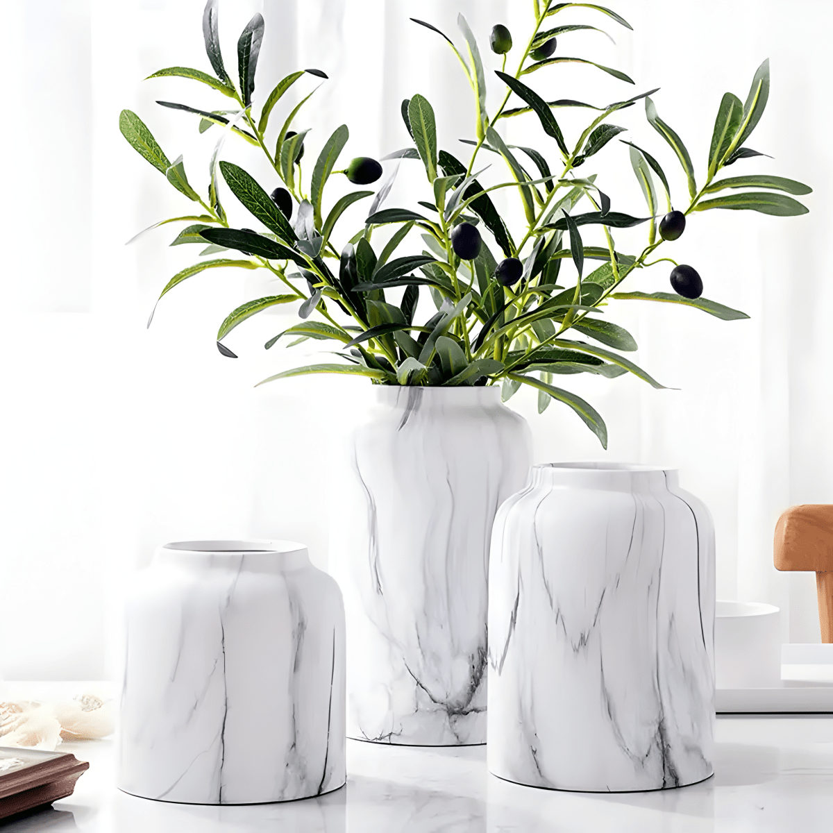 Hommfer – Vase en Marbre Esthétique - Hommfer