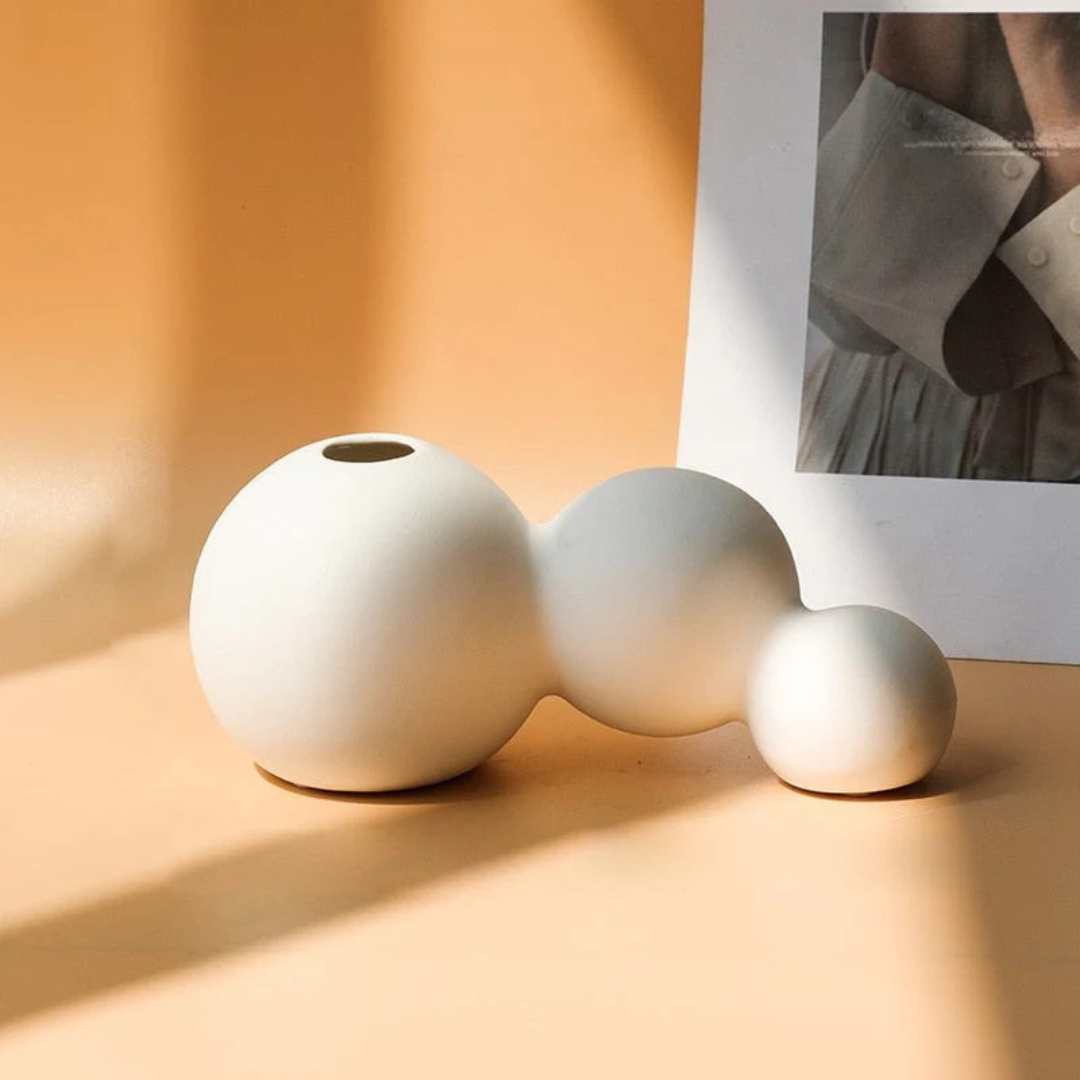 Hommfer - Vase en Porcelaine à Motifs - Hommfer