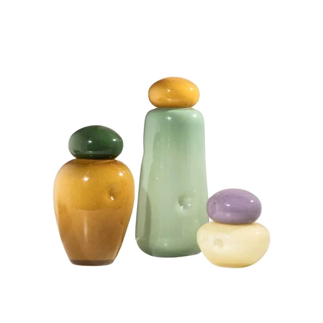 Hommfer – Vase en Verre Brillant Pebble - Hommfer