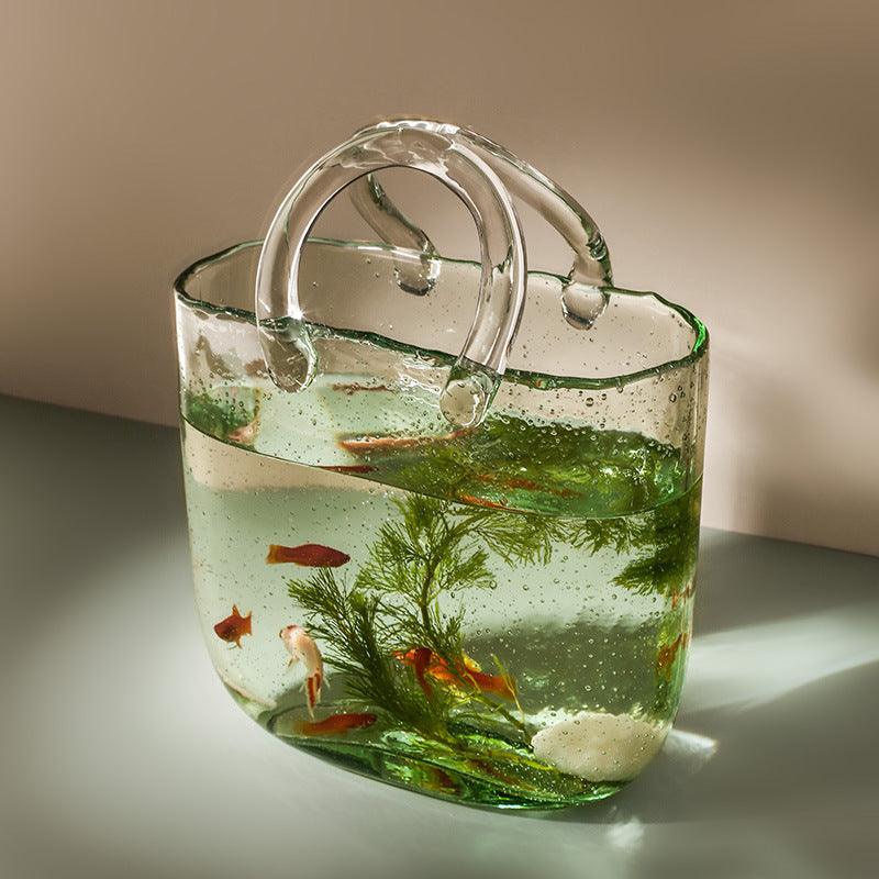 Hommfer – Vase en Verre Design Forme Sac à Main - Hommfer