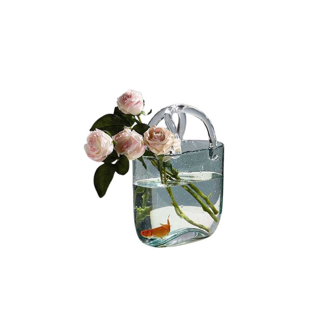 Hommfer – Vase en Verre Design Forme Sac à Main - Hommfer