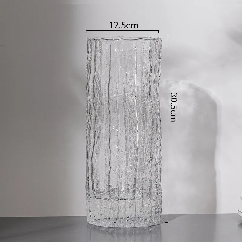 Hommfer - Vase en verre élégant 25 cm - Hommfer