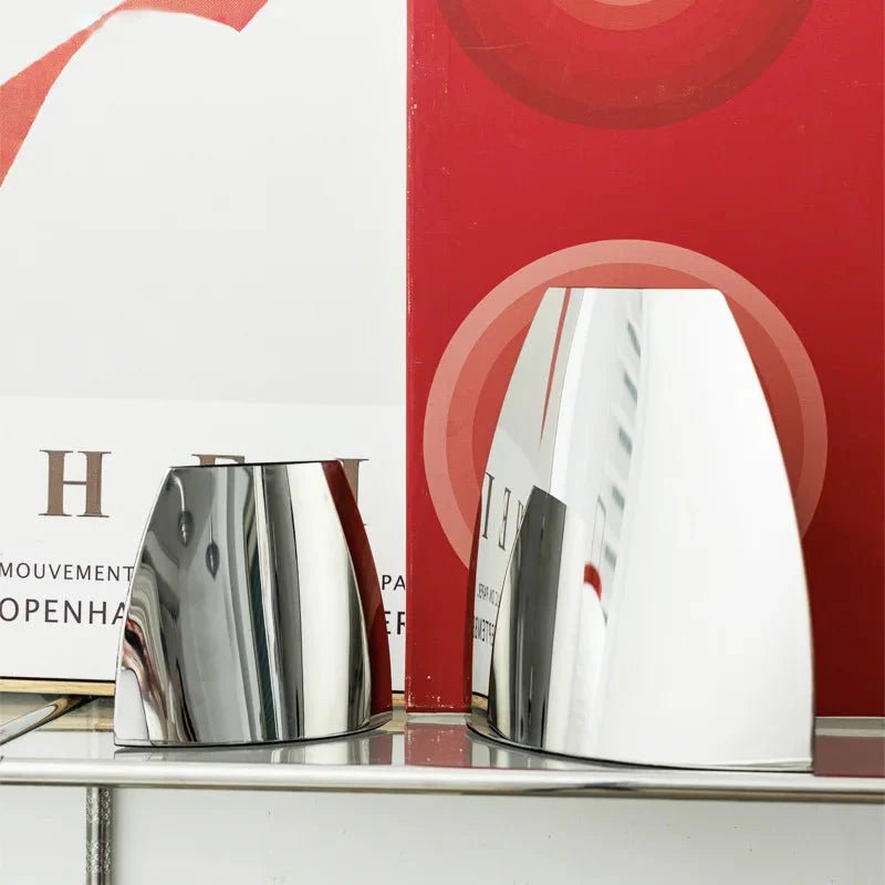 Hommfer – Vase Fleur Métallique Arc Brillant - Hommfer