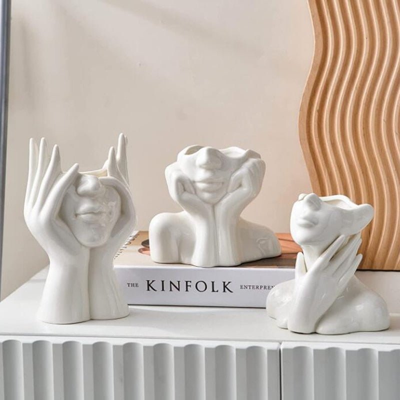 Hommfer – Vase Moderne Polyvalent en Céramique - Hommfer