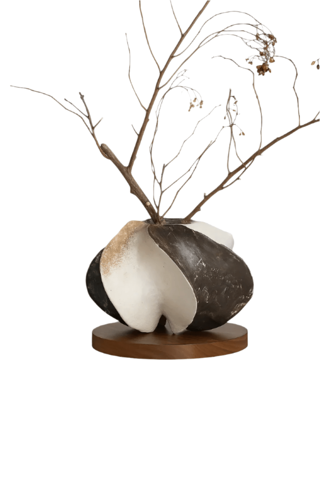 Hommfer – Vase Sculptural Wabi - Sabi en forme de Carambole - Hommfer