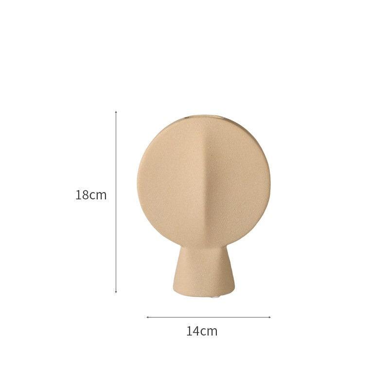 Hommfer – Vase Visage en Céramique Givrée - Hommfer