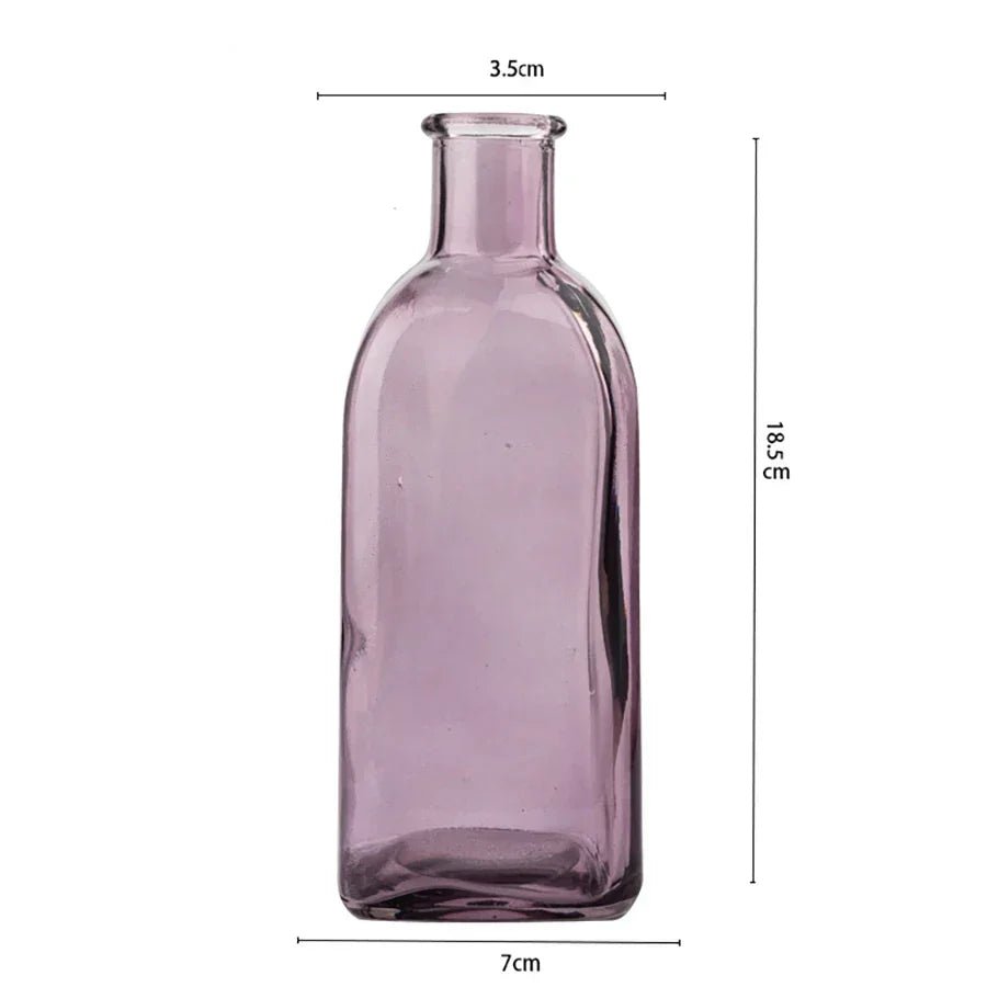 Hommfer - Vases en Verre Colorés pour Fleurs - Hommfer