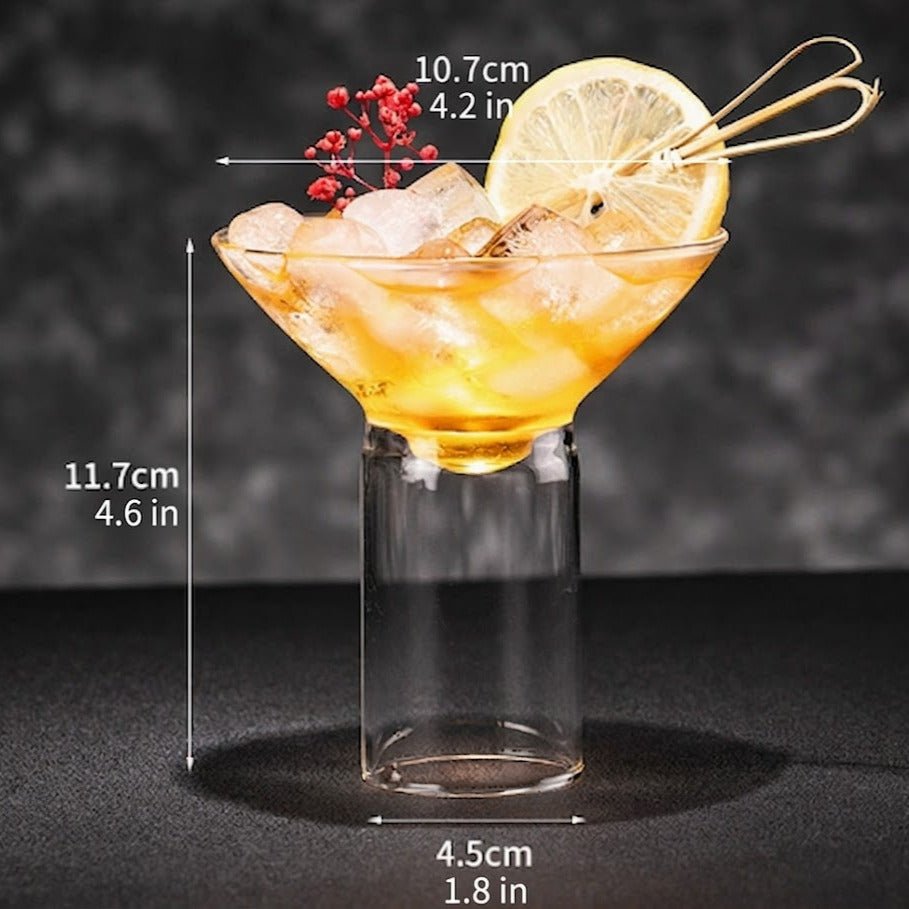 Hommfer – Verre à Cocktail Élancé en Verre Borosilicaté - Hommfer