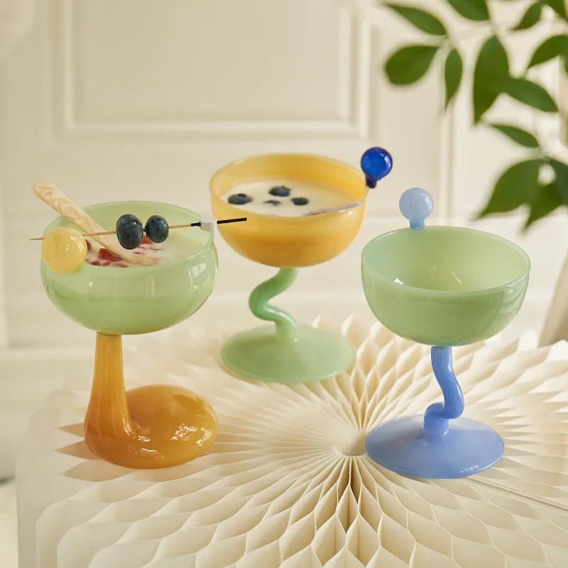 Hommfer – Verres Bols Eva en Verre Soufflé Coloré - Hommfer