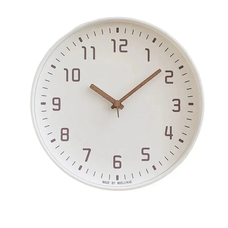 Horloge murale en bambou avec mouvement à quartz silencieux 25 ou 30 cm - Hommfer