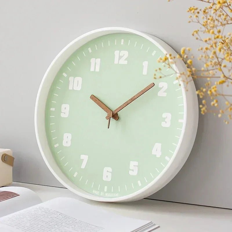Horloge murale en bambou avec mouvement à quartz silencieux 25 ou 30 cm - Hommfer