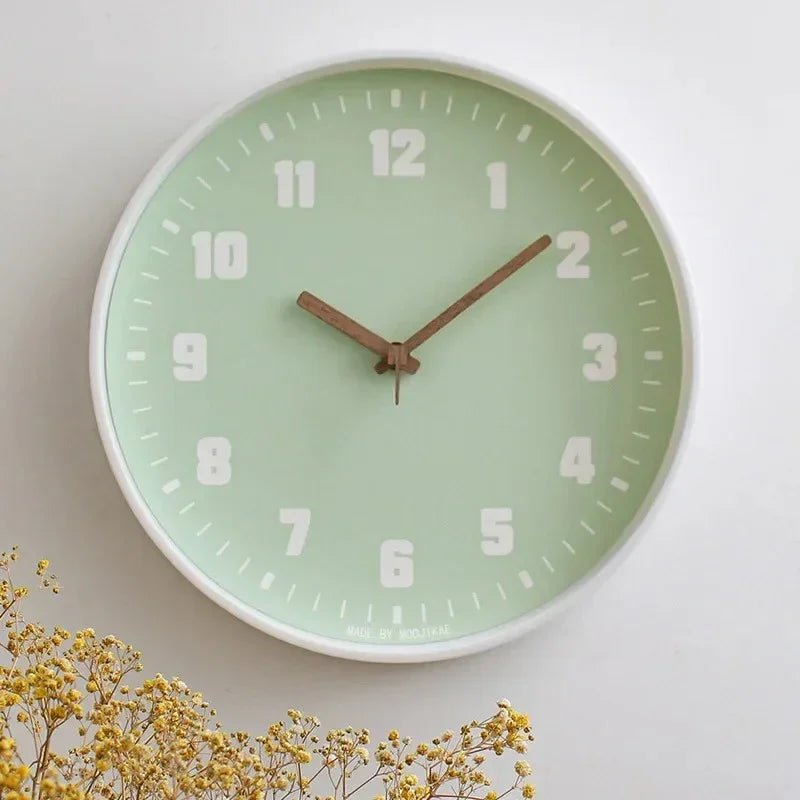Horloge murale en bambou avec mouvement à quartz silencieux 25 ou 30 cm - Hommfer