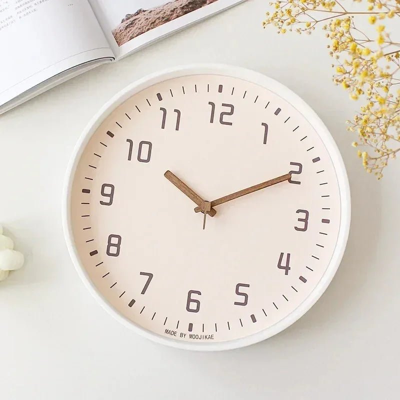 Horloge murale en bambou avec mouvement à quartz silencieux 25 ou 30 cm - Hommfer